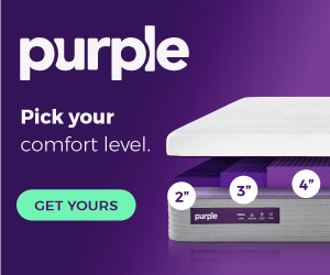 purple ad graphics